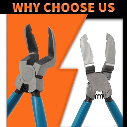Aspaton Mutipurpose Diagonal Cutting Pliers, Wire Flush Cutters Stripper, Car Trim Panel Clip Cutter Puller Fastener Rivets Removal tool - Thumbnail 7