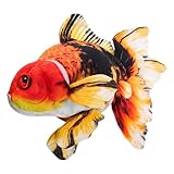 Alipis Realistic Plush Goldfish Throw Pillow, Giant Soft Fish Stuffed Cushion for Home Décor, Fun Fish Shape Pillow Suitable for Sofa and Living Room
