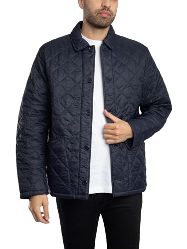 Barbour Men's Tyne Liddesdale Quilted Jacket, Classic Navy (US, Alpha, X-Large, Regular, Regular, Classic Navy)