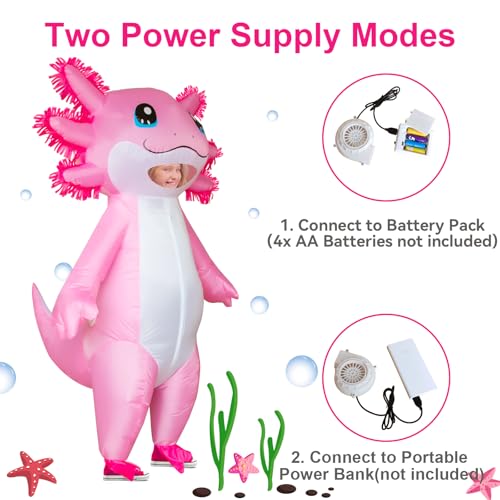 Disfraz inflable Stegosaurus para niños miniatura 5