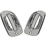 ASTAMOTOR Chrome Door Handle Cover Left Right Fit for 2008-2017 Freightliner Cascadia, Pair