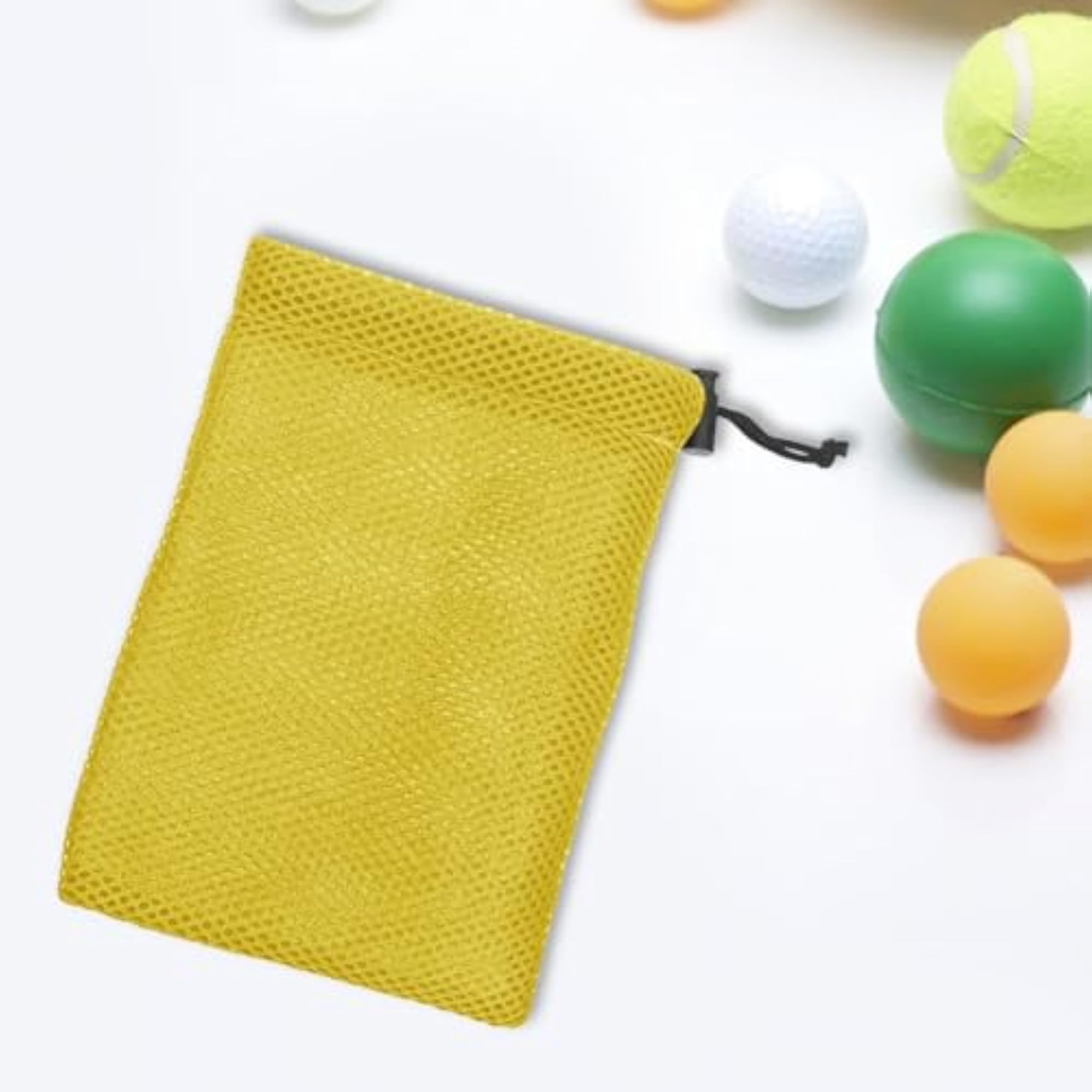 Small Mesh Drawstring Bag for Cosmetics