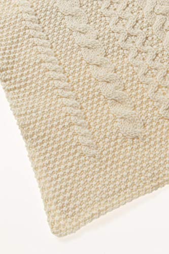 Image of Aran Crafts Kid's Irish Cable Knitted Soft Cape Poncho (100% Merino Wool)