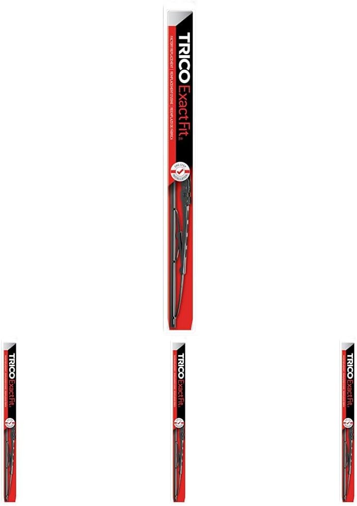 TRICO Exact Fit 21 Inch Pack of 4 Conventional Automotive Replacement Wiper Blade For Car (21-1)