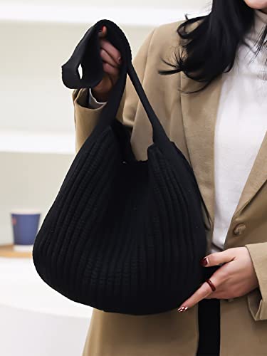 Bolso tote tejido para mujer con diseño crochet miniatura 3