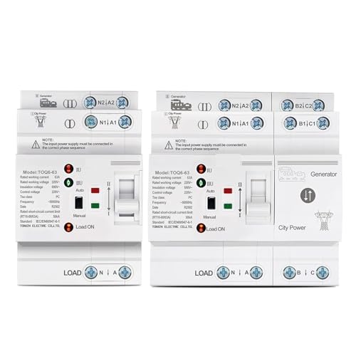 Inverseur automatique ATS 2P 63A pour protéger votre maison des coupures de courant