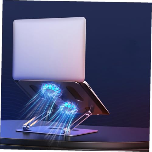 Base Ajustable para Laptop con Doble Ventilador y Aleación de Aluminio miniatura 3