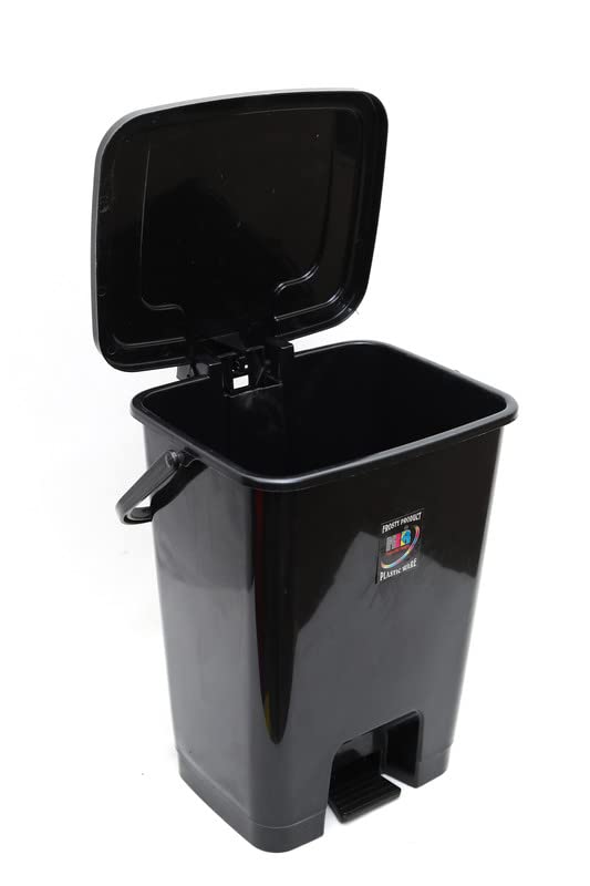 KKR Industries Rectangular Plastic Dustbin with Pedal for Indoor ...