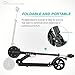 RCB Scooter Eléctrico Plegable Patinete Eléctrico Ultraligero para Adultos y Adolescentes Potente...