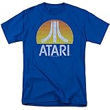 Farbe: Blau. Atari Herren Sunrise Eroded T-Shirt Königsblau - Blau - X-Groß