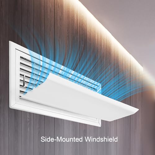 Deflector de ventilación ajustable para un control preciso de la dirección del viento, ideal para uso doméstico y hotel