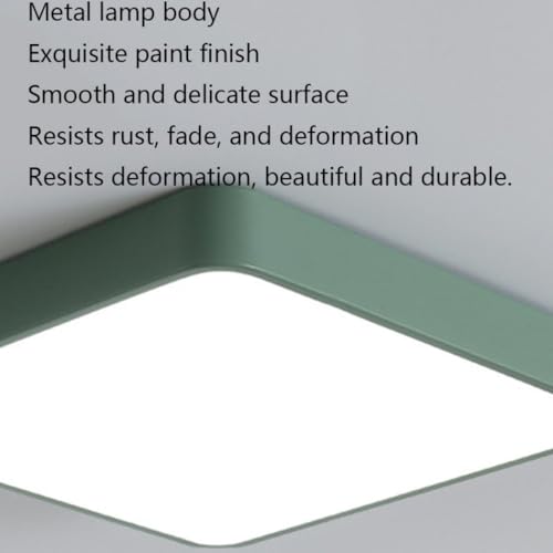 Plafonnier LED moderne tricolore à intensité variable fin - 6