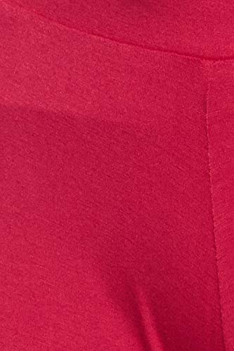 Image of Amante Solid Below Knee Mid Rise Capri Sleep Bottom