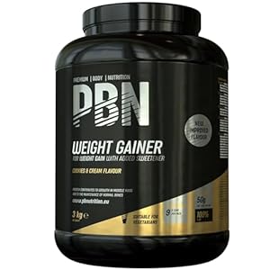 Premium Body Nutrition Weight Gainer 3kg Cookies, New Improved Flavour