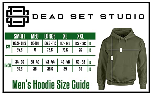Dead Set Studio Fishing Gifts For Men - Born To Fish - Funny Mens Gifts Hoodie, Fishing Clothing For Men OLIVE GREEN SIZE XL - Image 7