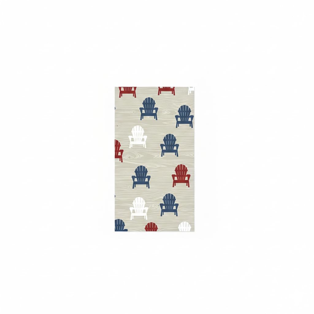 Serviettes en papier jetables Adirondack 19x12 cm lot de 16 essuie-mains