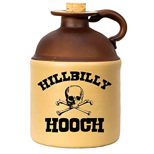 Thousand Oaks Barrel | Personalized Glass Moonshine Jug, Growler Bottle (Skull Design) - 750Ml, Authentic Custom Engraved Decanter With Finger Ring And Cork Stopper #TOP23