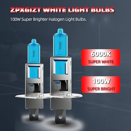 Image of Headlight Bulbs Fit For Ford Focus 2012-2018,H1 H11 H11 High Low Beam Fog Lights 300% Ultra Brighter Halogen Headlight Bulb Combo, 6500k White Light, Pack of 6