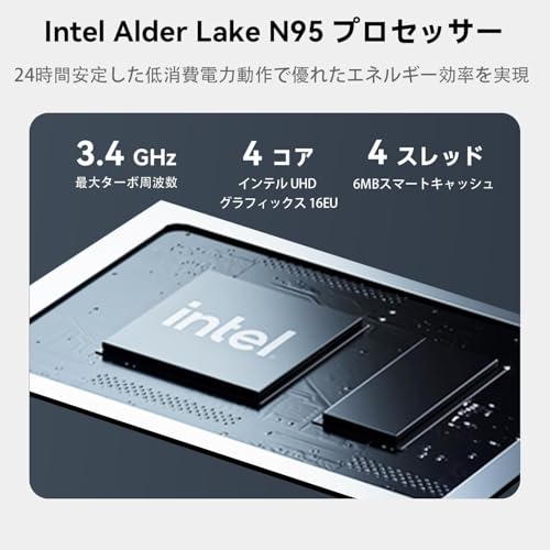 Beelink ME ミニ PC、Intel N95 NAS、12G LPDDR5、1TB M.2 SSD、6 x M.2 NVMe スロット、デュアル 2.5GHz LAN、WiFi 6、Bluetooth 5.2、ミニデスクトップ ルーター/ネットワーク接続ストレージ