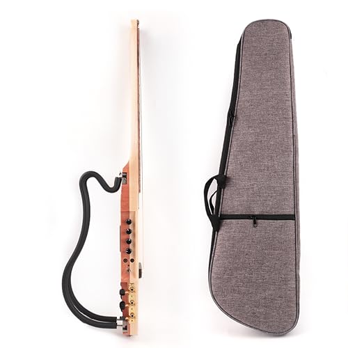 Image of Fojill Electric Classical Guitar Classic Nylon String Travel Portable Foldable Fold Flding collapsible Silent Mahogany Body Maple Neck Rosewood Fretboard With Gig Bag