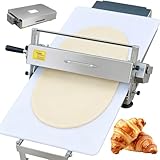 ✨4. 【Design pieghevole e salvaspazio per cucine domestiche e commerciali】Questa sfogliatrice a manovella presenta una struttura pieghevole che offre un ampio spazio di lavoro quando è aperta e un ingombro ridotto quando è chiusa. La base antiscivolo mantiene la macchina stabile durante l'uso, rendendola ideale per cucine domestiche, panetterie, bar e piccoli laboratori di pasticceria.