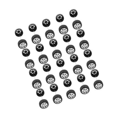 ibasenice 20sets Pneumatici per Auto Rc Giocattolo Ruote per Auto Giocattolo da Corsa Parti di Ricambio e