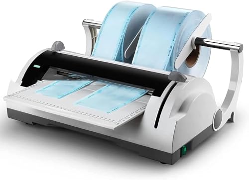 Máquina de Sellado Dental, Máquina de Sellado de Embalaje médico con función de corrección automática de Temperatura, Ancho máximo de Sellado: 300 mm, para clínica, Hospital, Lary