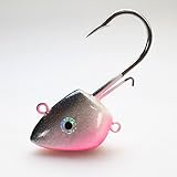  Seawaver Lures Buttje Giant Stand Up Jighead Black Magic Pink 380g