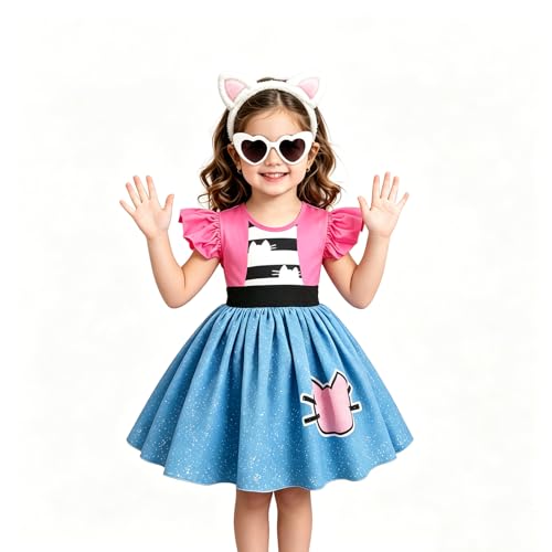 Vestido Cat Element con Accesorios para Niñas miniatura 2