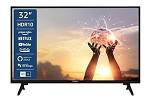 homeX H32NT2000 32 Zoll Fernseher/Smart TV (HD Ready, HDR, Triple-Tuner) - Inkl. 6 Monate HD+