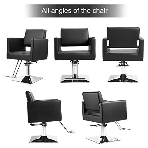 Outmaster Hairdresser Barber Salon Chair, Capacity 330 Lbs - With Heavy Duty Hydraulic Pump, 360° Swivel Adjustable Spa Beauty Equipment, Hair Stylist Women Man For Barbershop,Home #TOP6