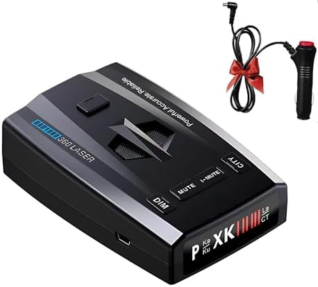 RAD1000 Police Laser/Radar Detector for Cars with Led Display,X/K/Ka/KU ...