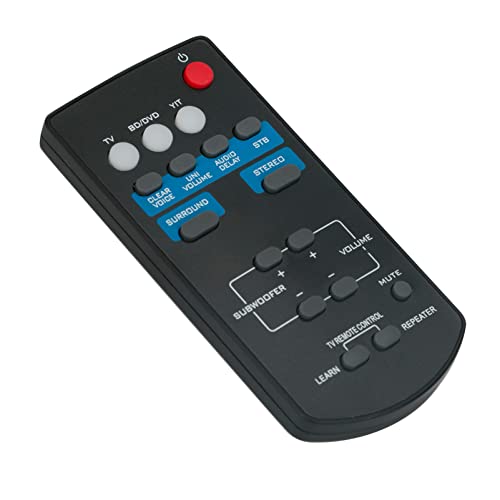 VINABTY FSR60 WY57800 Replacement Remote Compatible with Yamaha Sound Bar YAS-101 YAS-101Bl ATS-1010 YAS101 YAS101Bl ATS1010 - Image 3