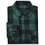 Double Pocket-green Black Plaid