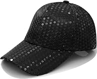 Material: The sequins baseball cap is made of sequins and polyester, breathable and comfortable. Design: The dance hat adopts sequin design, Sequins reflect under natural, artificial, or stage lighting, stylish and attractive, which can make you stan...