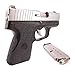 Talon Grip for Kahr Arms CM9, CM40, PM9, PM40 Black Rubber - 302R W/ Free Sticker - Johnson Enterprises, LLC