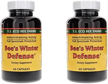 Y.S Organics"Bee's Winter Defense" -60 Capsules -2 Pack