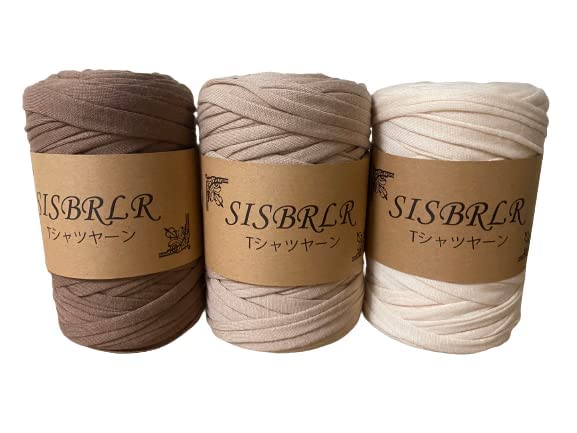 Amazon | SISBRLR Tシャツヤーン 手芸 ハンドメイド diy 初心者向け