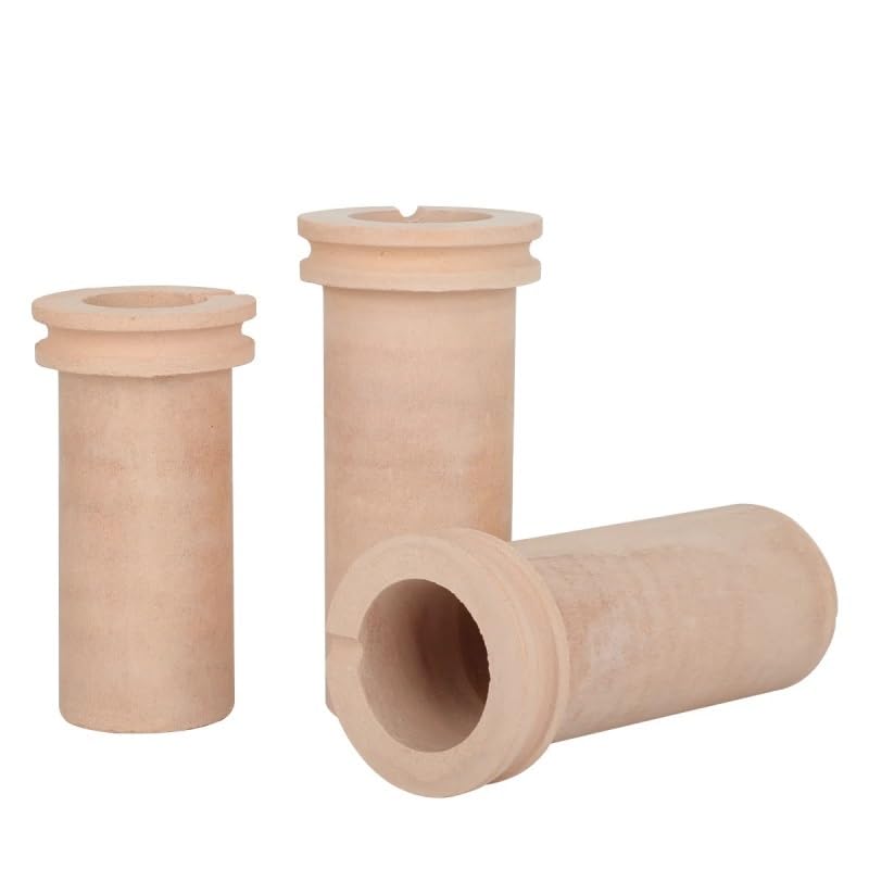 Ceramic Crucible for Jewelry Casting Ideal Melting Dish for Gold Silver Precious Metals Refining DIY Jewelry Making Tool(1KG)