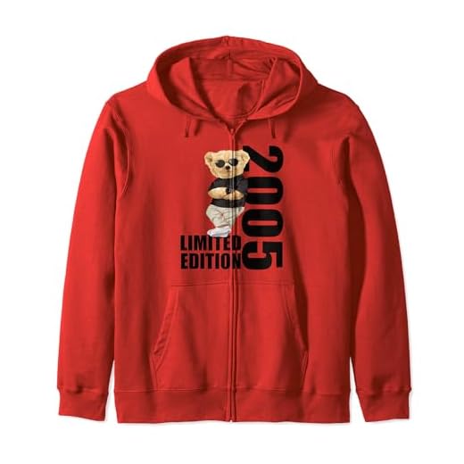 Edición limitada 2005 Osos Cumpleaños 2005 Vintage 2005 Sudadera con Capucha