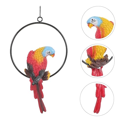 Pendentif parrot simulé aux finitions soignées pour jardin - 5