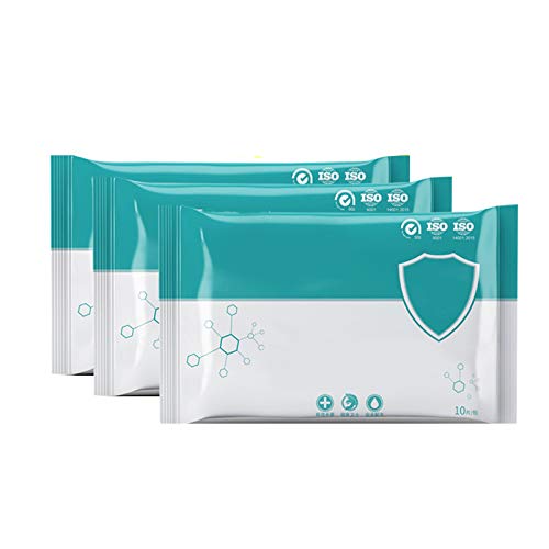 Preisvergleich Produktbild BestSiller tragbare Hygienetücher, Einweg-Servietten, Handreinigung, 10 Stück