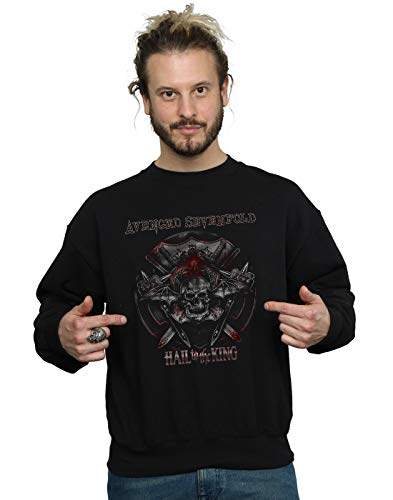 Absolute Cult Avenged Sevenfold Men's Battle Armor Sweatshirt Black X-Large