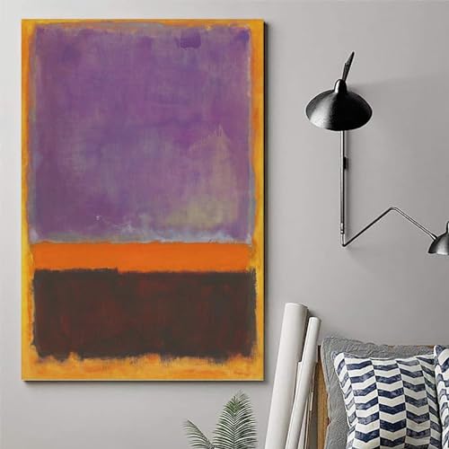 Poster sur toile Mark Rothko art abstrait chambre moderne