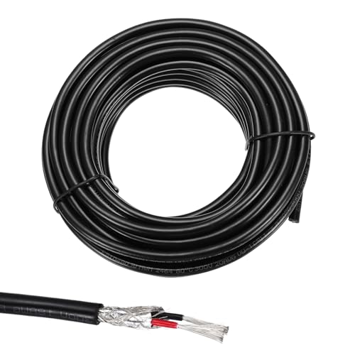Câble blindé UL2464 20 AWG 2 conducteurs pour appareil ménager et CNC 9m