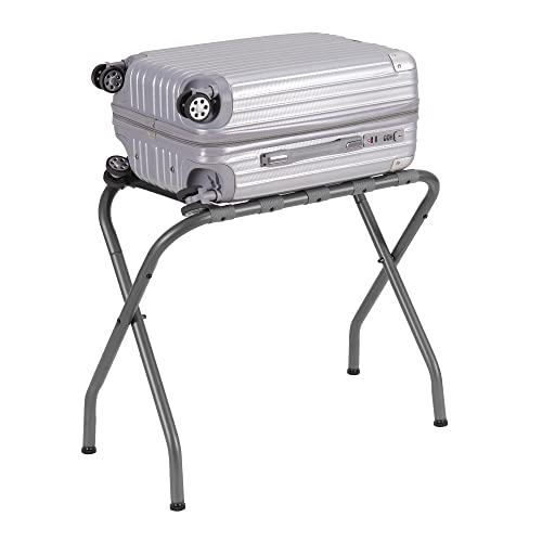 Heybly Luggage Rack, Pack Of 4,Steel Folding Suitcase Stand For Guest Room Bedroom Hotel,Gray,Hlr001G4 #TOP5