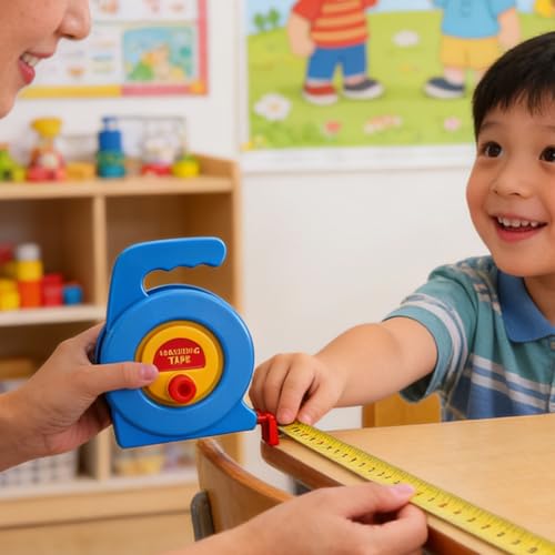 Cinta Métrica Retráctil Dual para Niños 1m miniatura 6