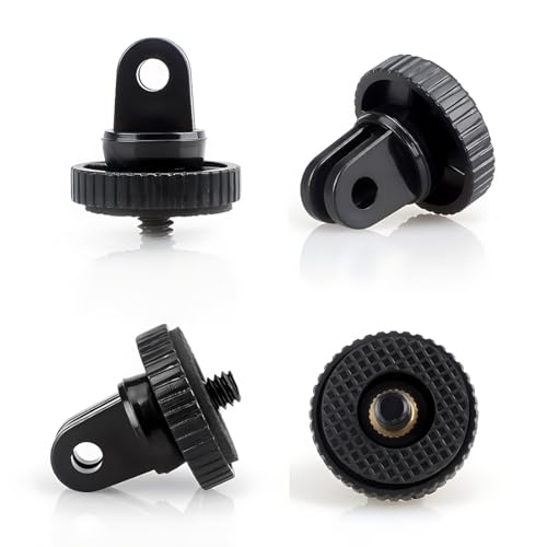 Dreneco 4 Pack Tripod Mount Adapter, Camera Mount Adapter, 1/4” -20 Tripod Adapter Compatible with Gopro Hero Action Cameras - Image 3