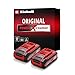 Produktbild Original Einhell 4 Ah Power X-Change Plus Akku (18 V, Li-Ion, universell verwendbar für alle PXC-Geräte, Ladestandskontrolle, Twin-Pack, inkl. 2X 4 Ah Akkus, ohne Ladegerät)