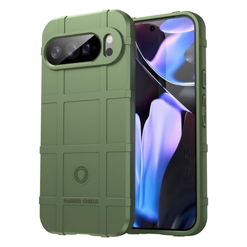 Coque Pixel 10 Pro XL antichoc en TPU vert pour modèle G45RY